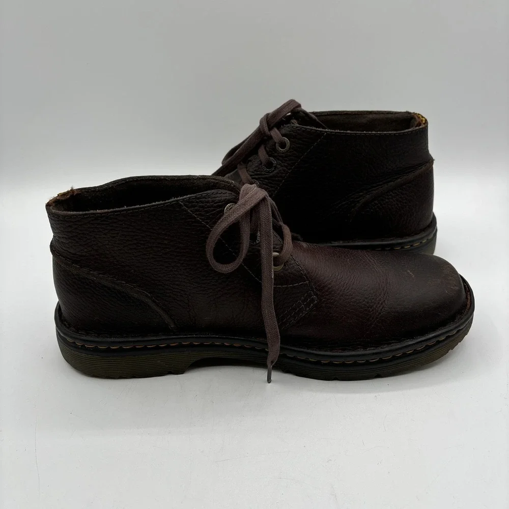 Dr Martens Sussex Chukka Boots Men's 8 Bear Track Brown Leather Industrial READ
